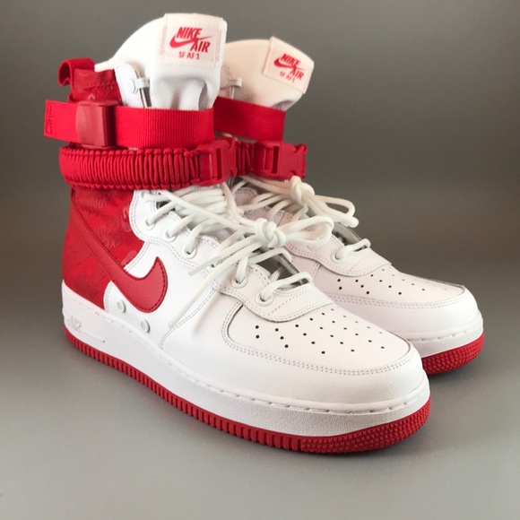sf air force 1 high university red